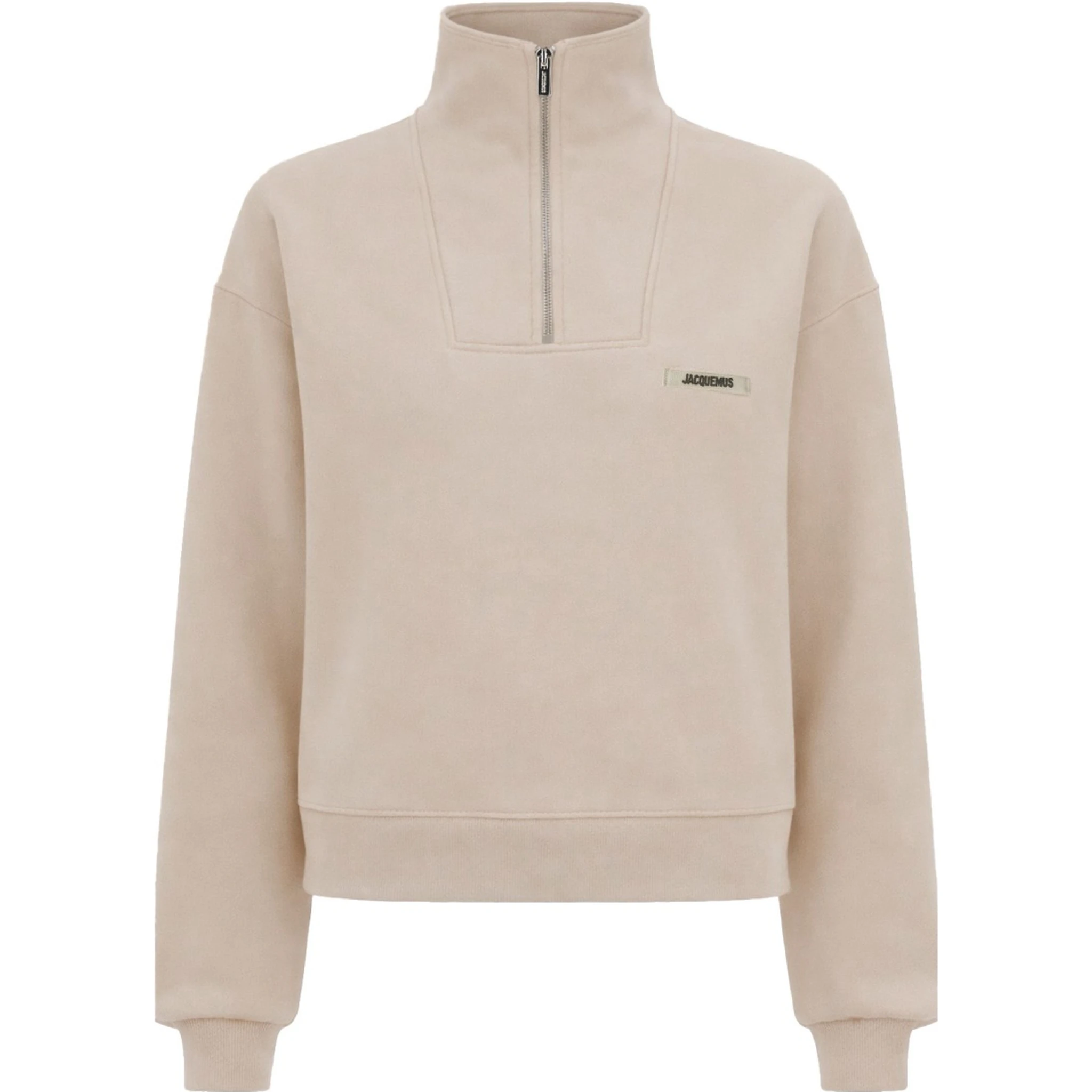 GROSGRAIN SWEATSHIRT WITH TURTLENECK