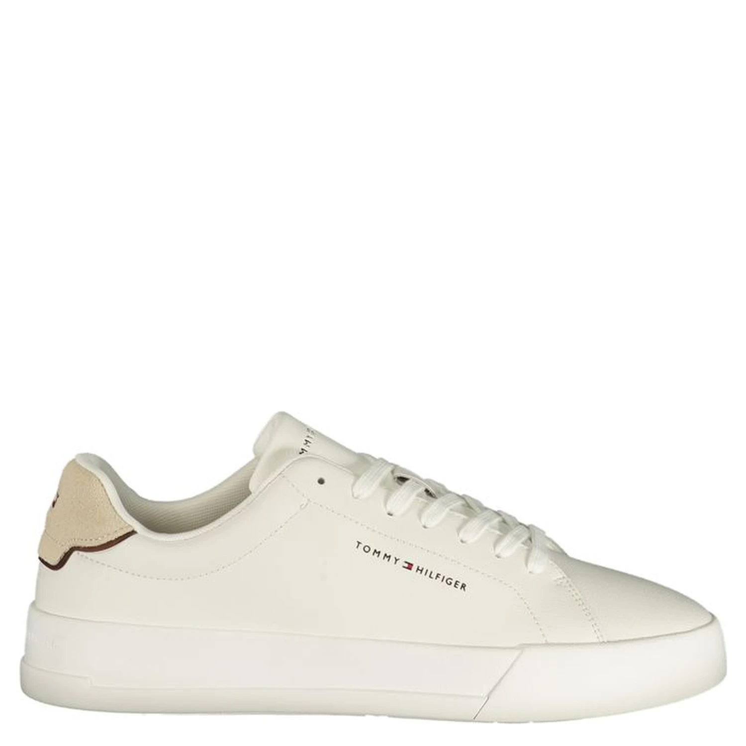 Bianco Polyurethane Men Sneaker