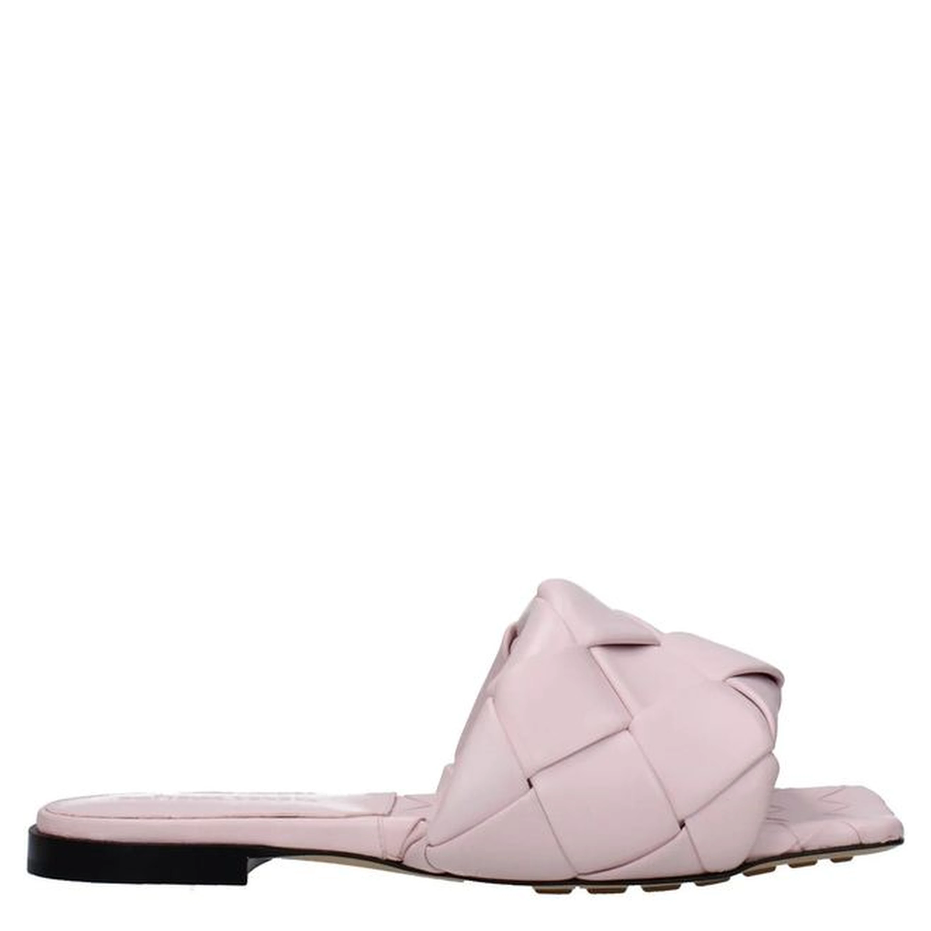 Multicolor Calfskin Flat Sandals