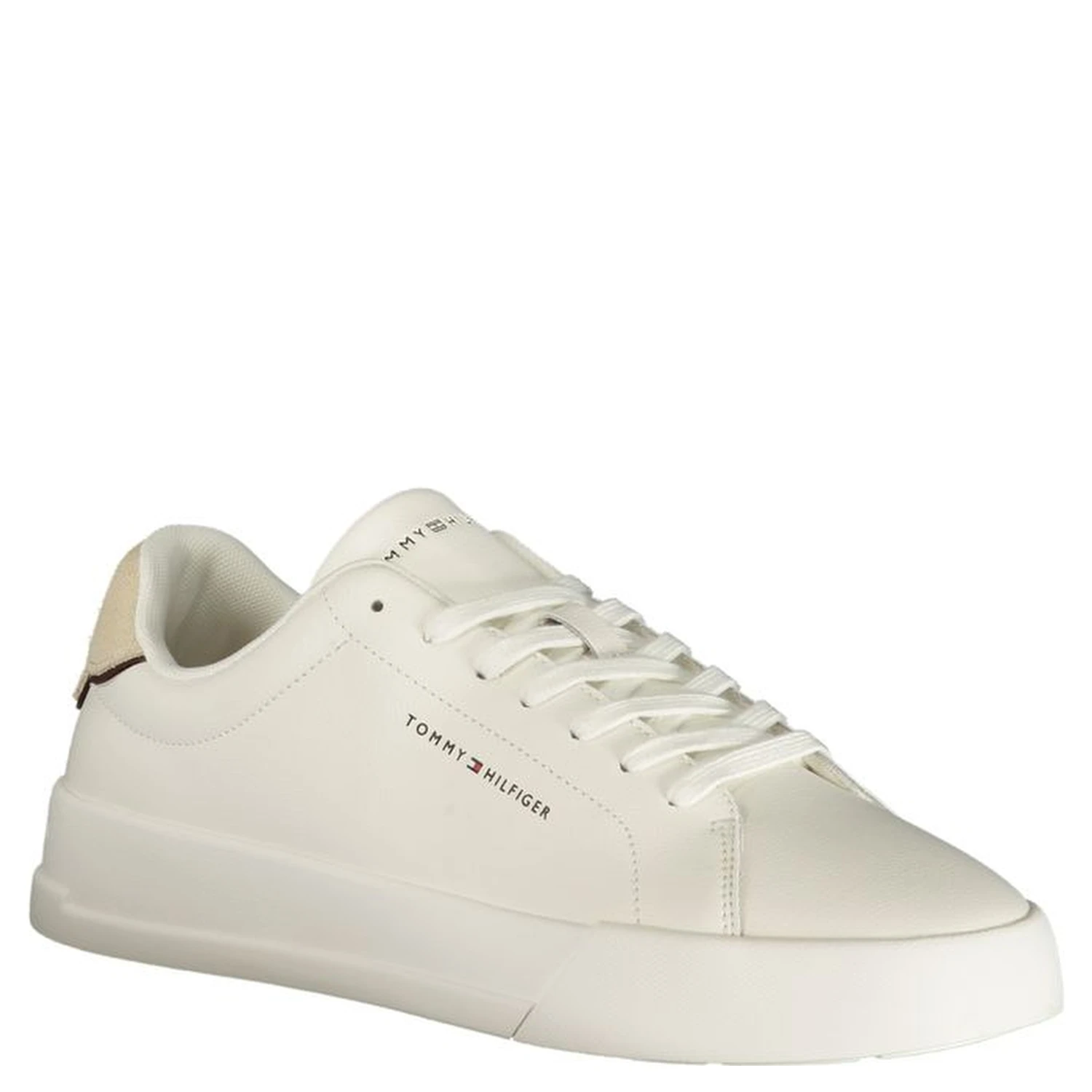 Bianco Polyurethane Men Sneaker