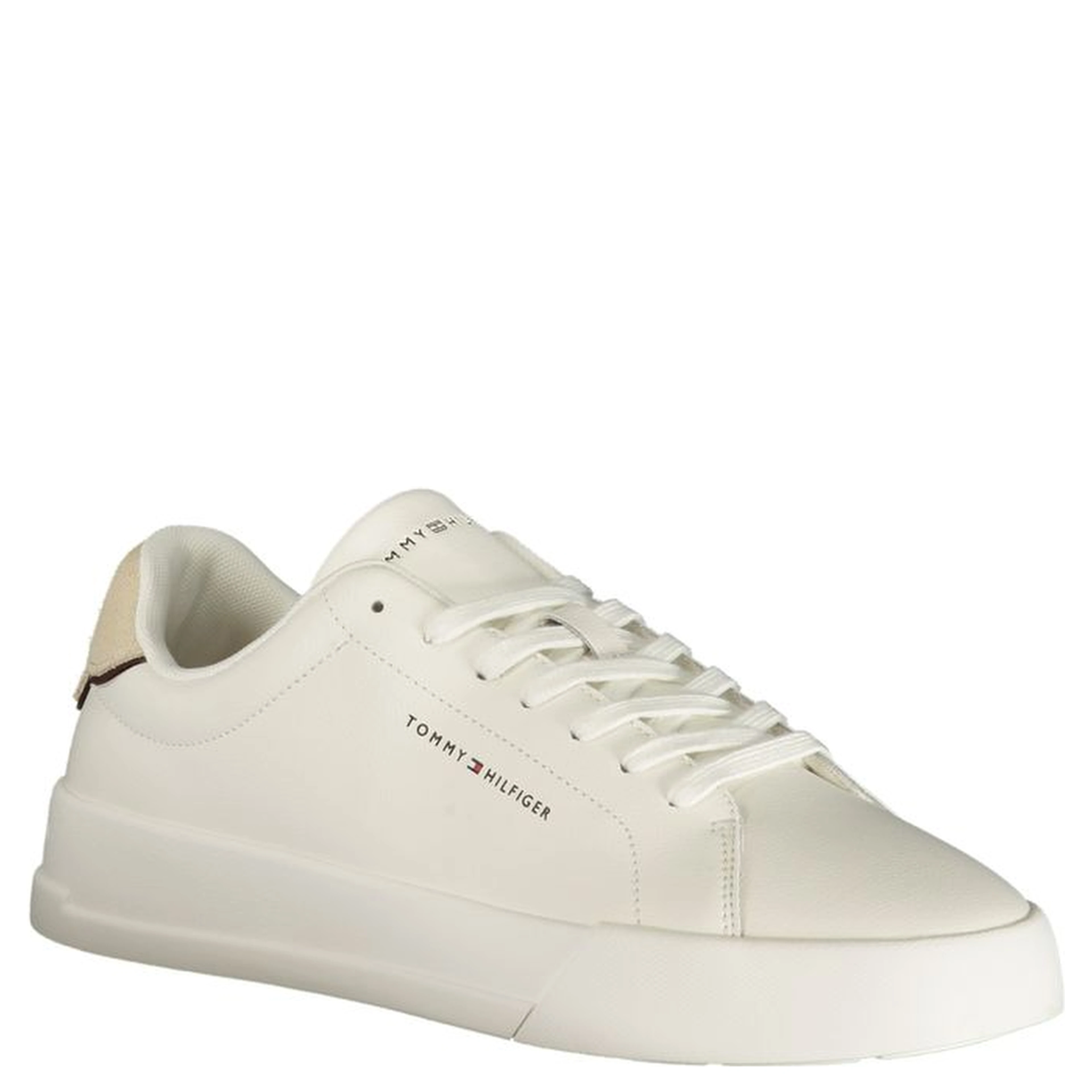 Bianco Polyurethane Men Sneaker