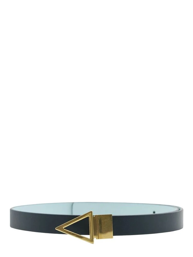 Blue Leather Regular Belt