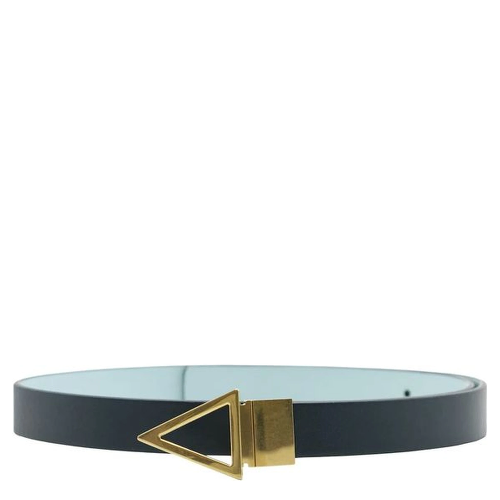 Blue Leather Regular Belt