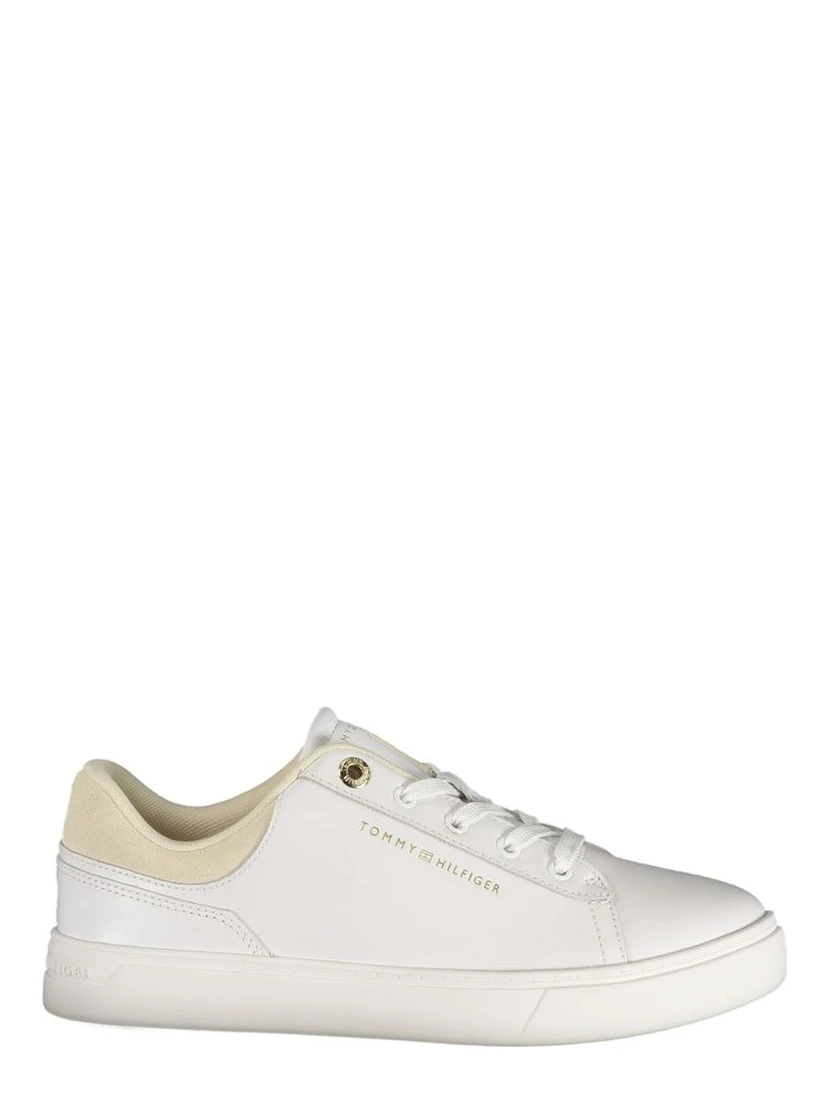 Bianco Polyurethane Women Sneaker