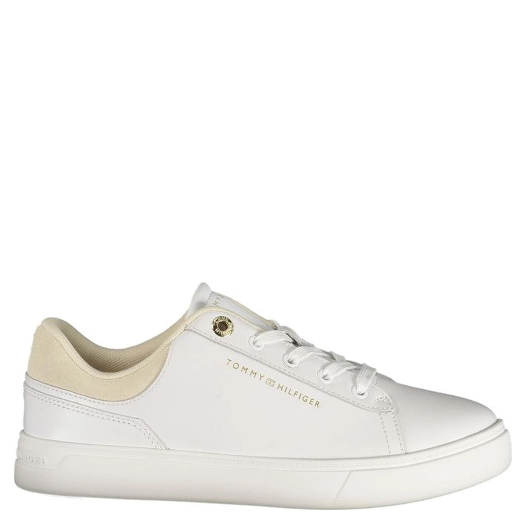 Bianco Polyurethane Women Sneaker