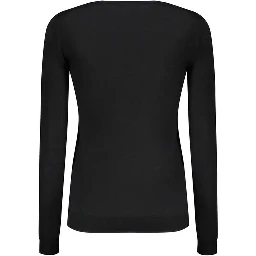 Black Virgin Wool Sweatshirt