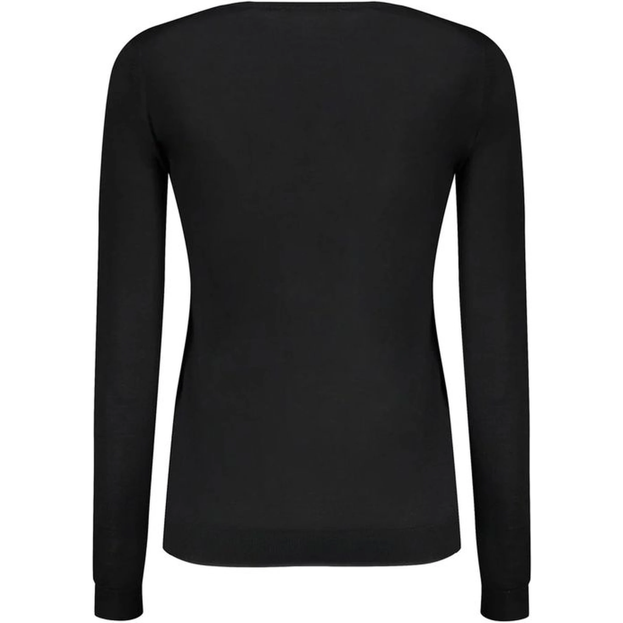 Black Virgin Wool Sweatshirt
