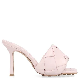 Multicolor Leather Mules