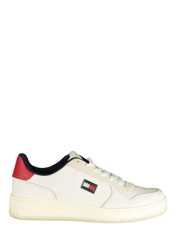Bianco Polyurethane Men Sneaker