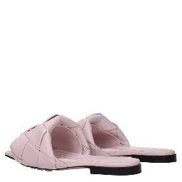 Multicolor Calfskin Flat Sandals