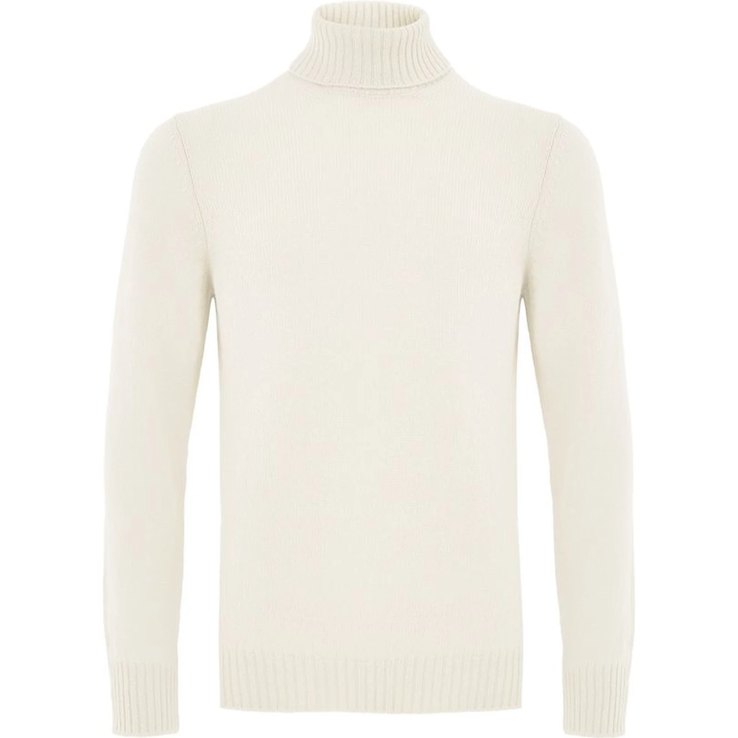 White Wool Turtleneck