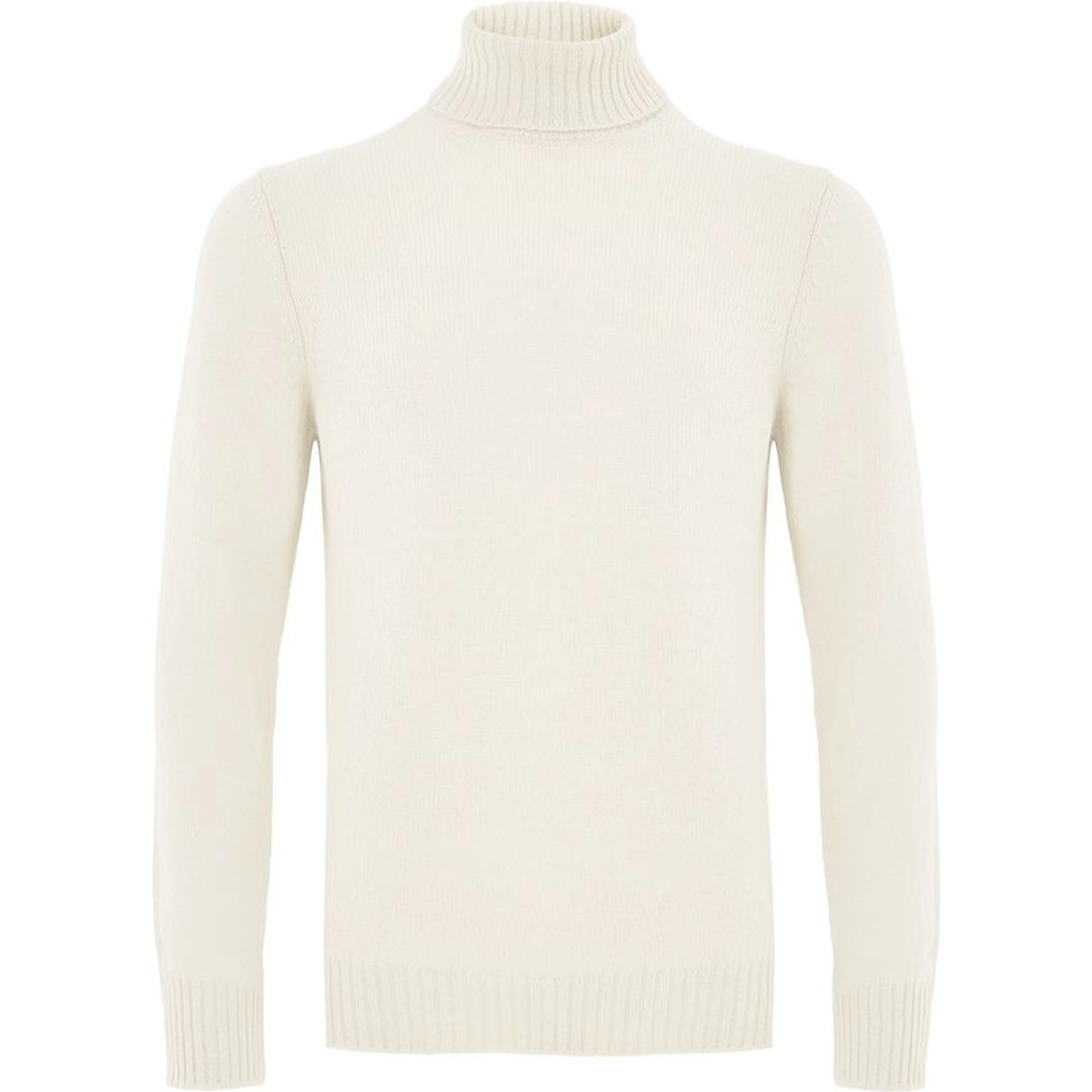 White Wool Turtleneck