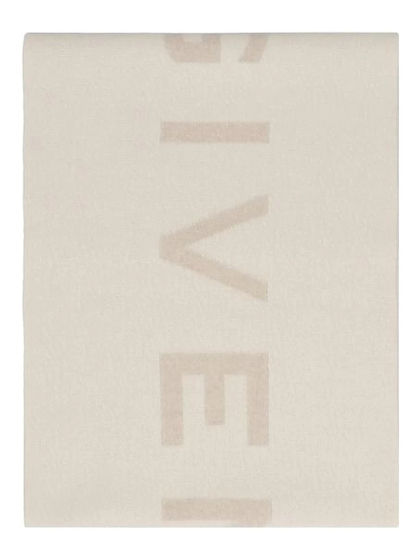 Beige Cashmere Scarf