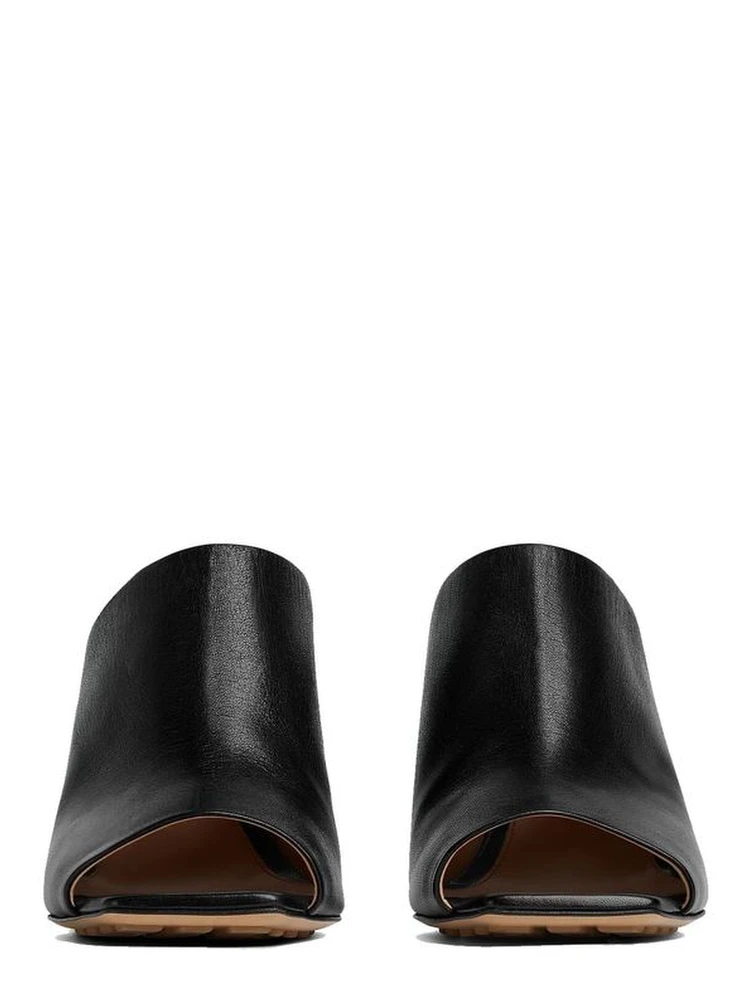 Black Lamb Leather Mules alternative