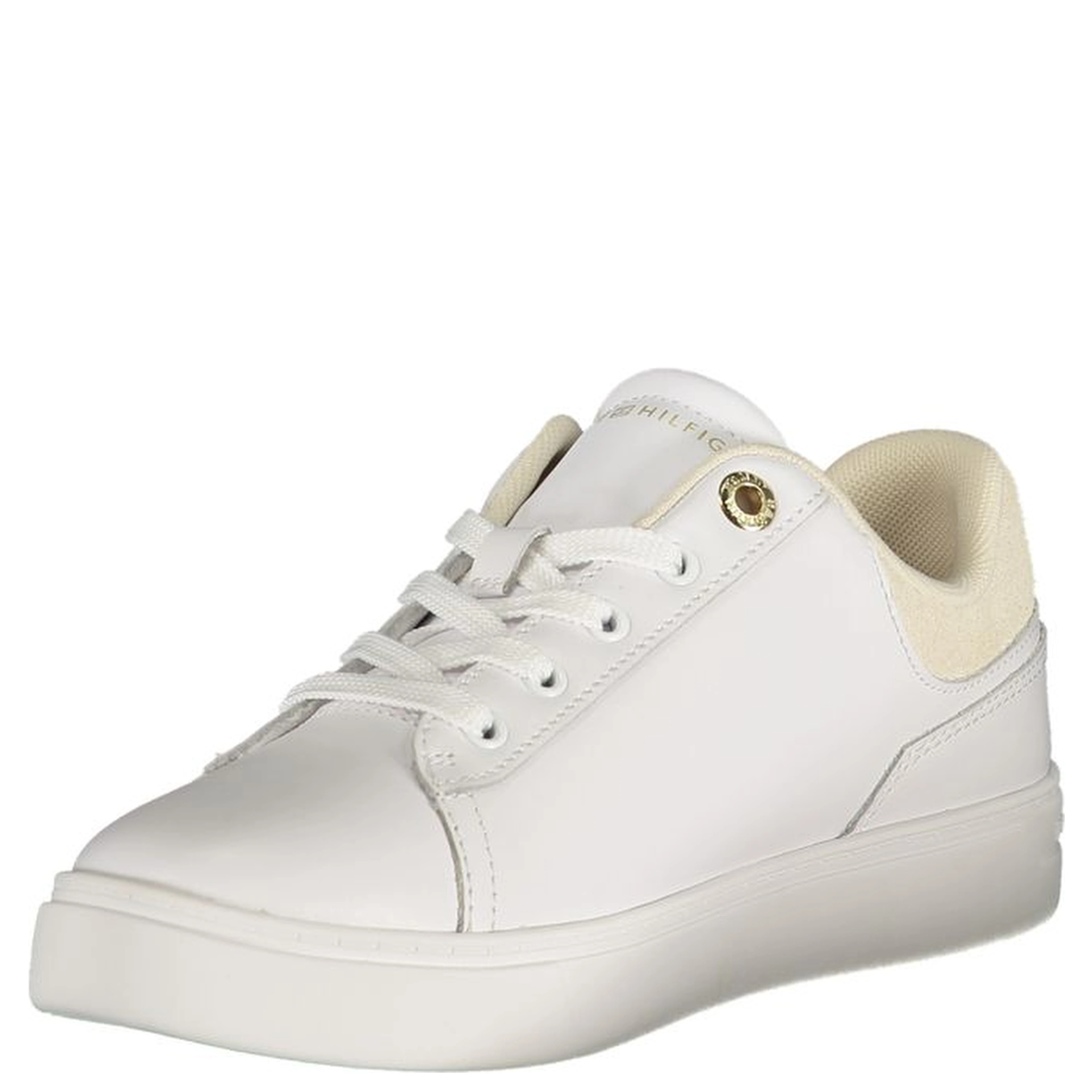 Bianco Polyurethane Women Sneaker