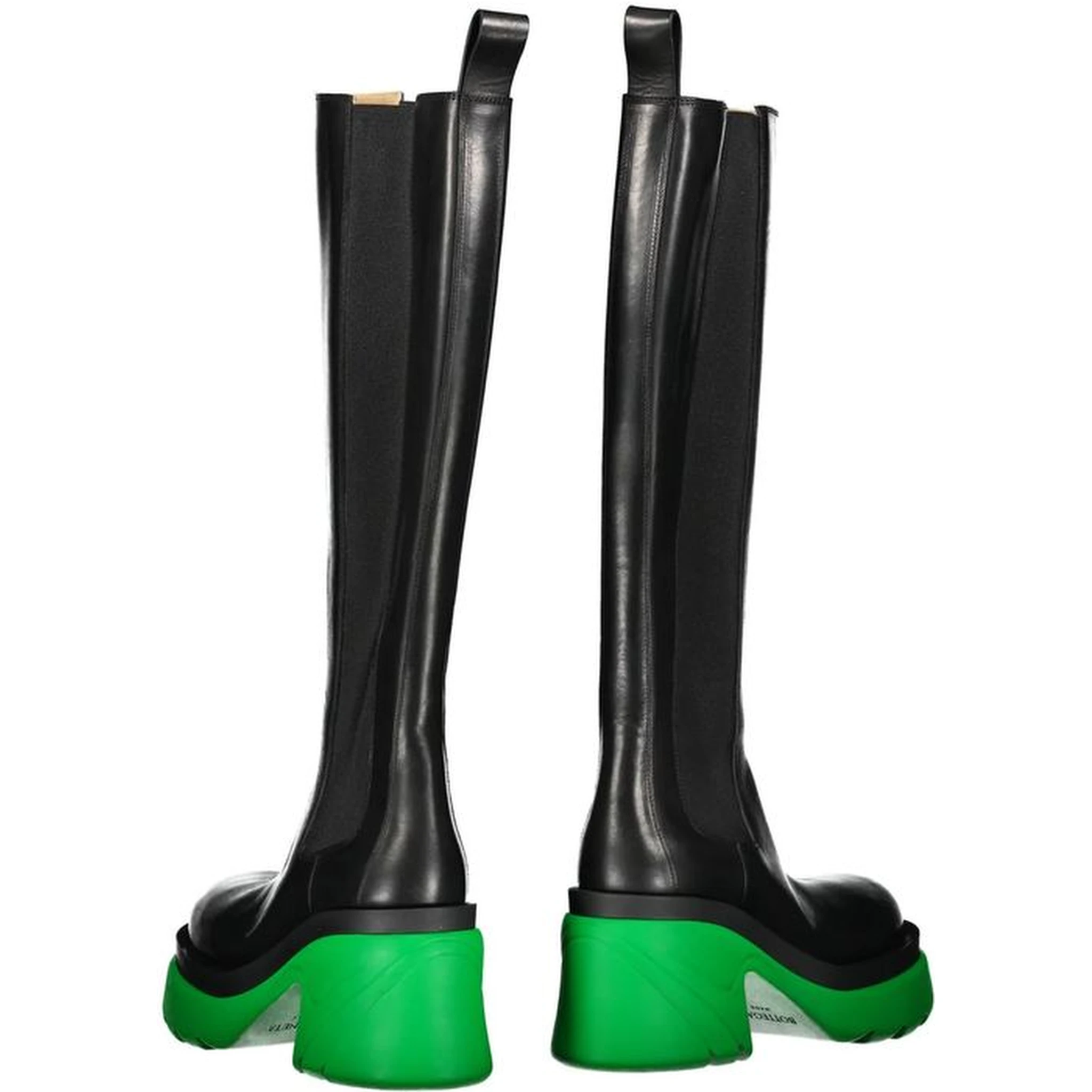 Black Leather Over The Knee