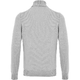 Gray Wool Turtleneck