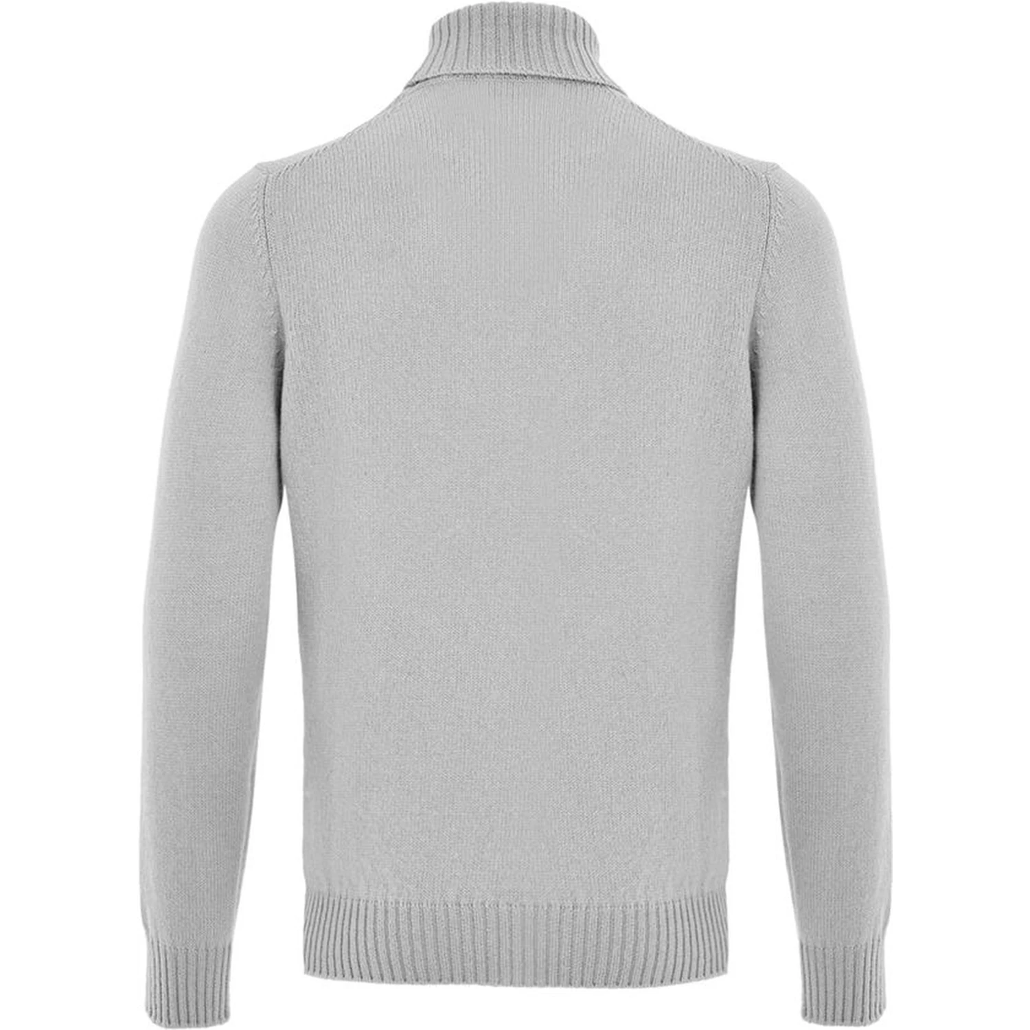 Gray Wool Turtleneck