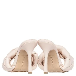 Multicolor Leather Mules