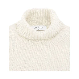 White Wool Turtleneck
