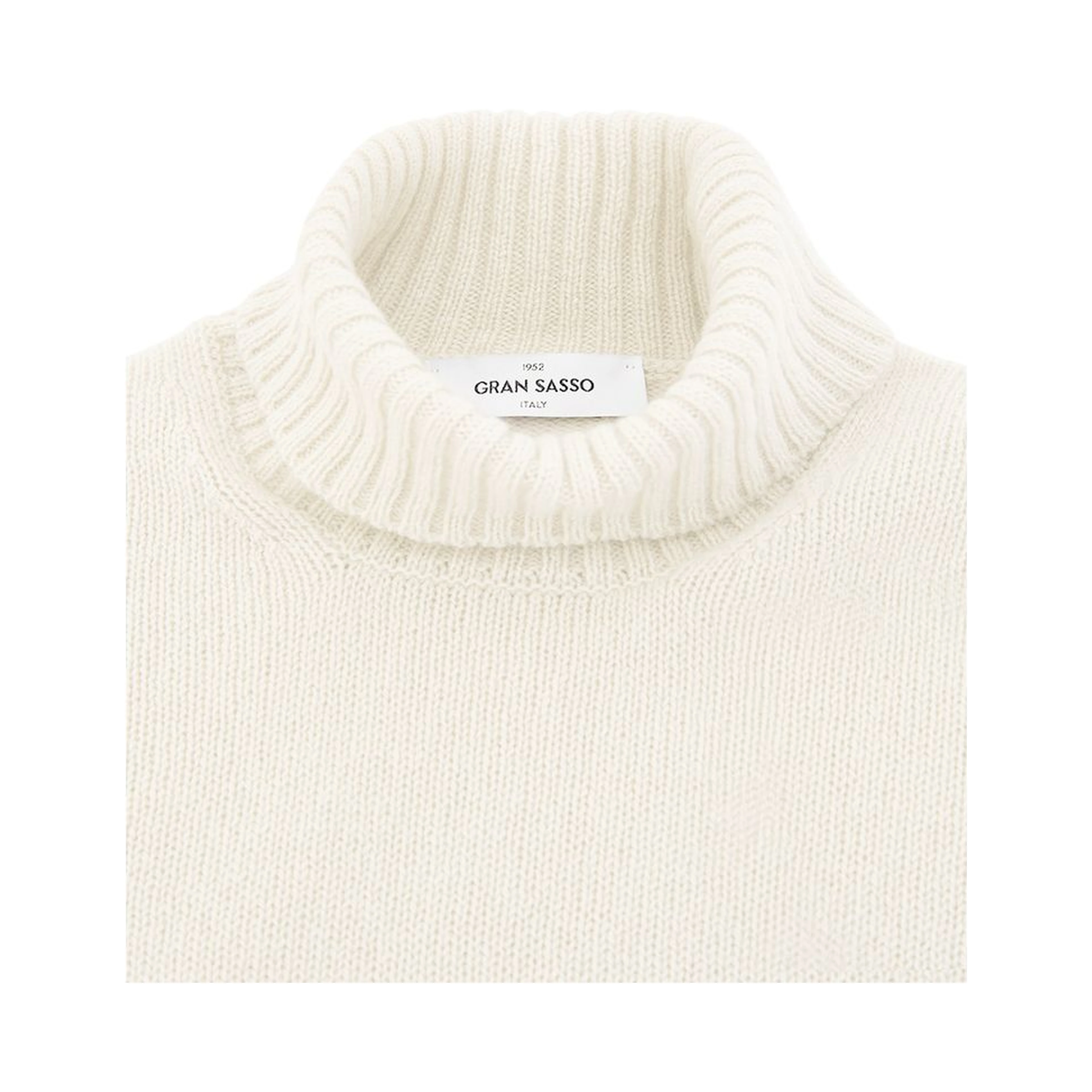 White Wool Turtleneck