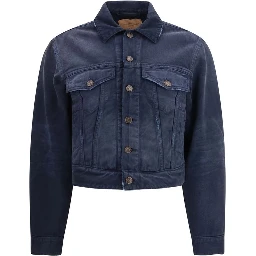 Blue Cotton Denim Jacket