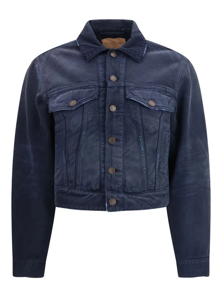 Blue Cotton Denim Jacket