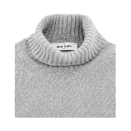 Gray Wool Turtleneck