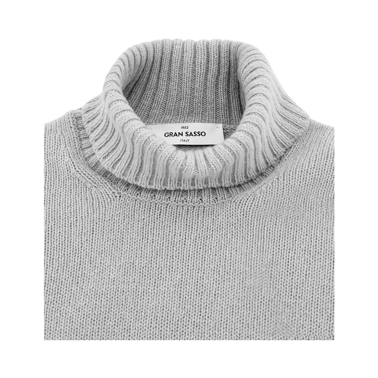 Gray Wool Turtleneck