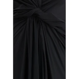 Black Polyamide Casual Dress