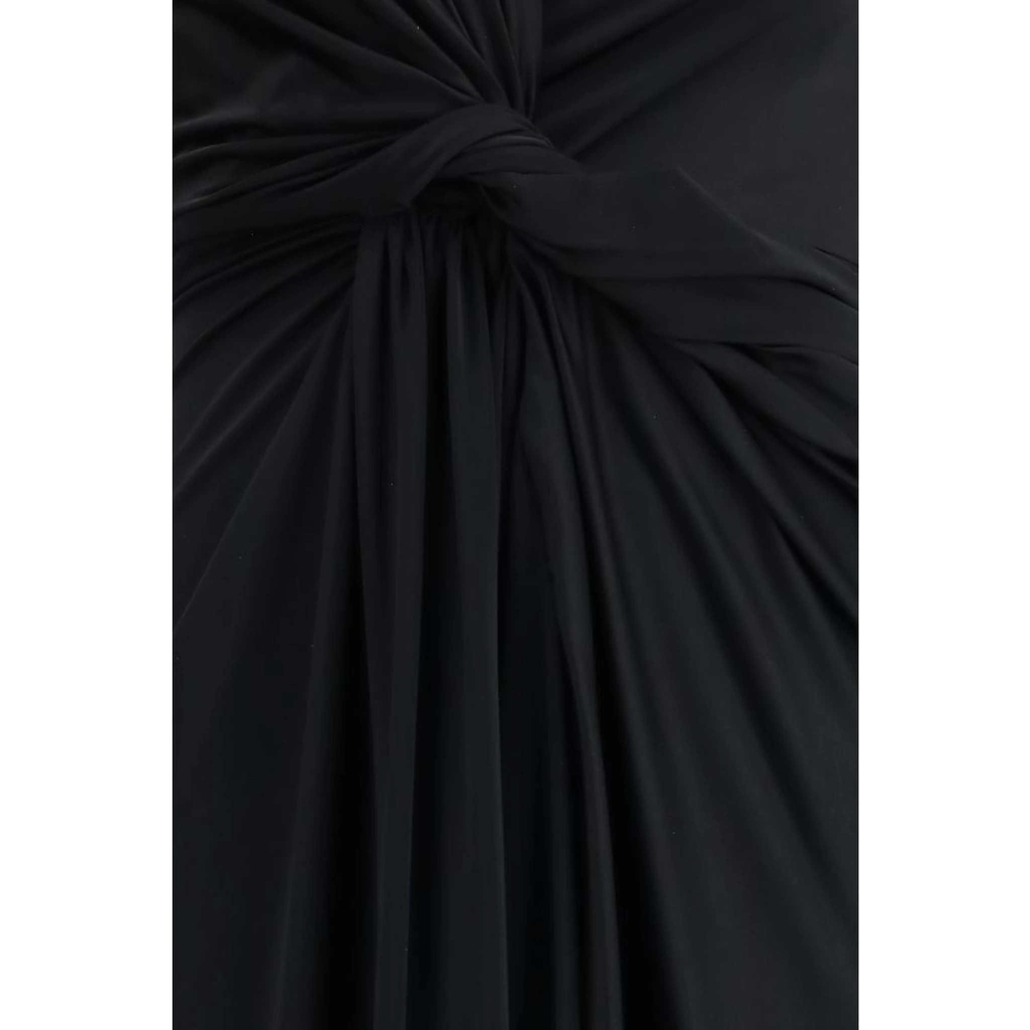 Black Polyamide Casual Dress
