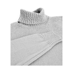 Gray Wool Turtleneck