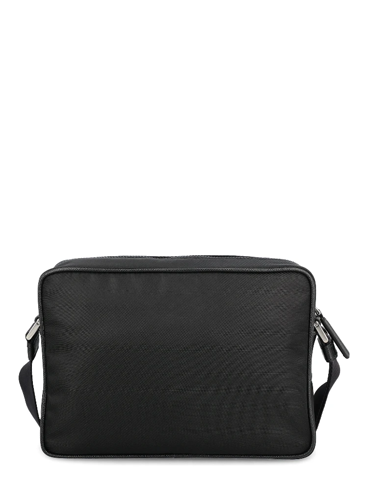 Re-Nylon and Saffiano leather shoulder bag alternative