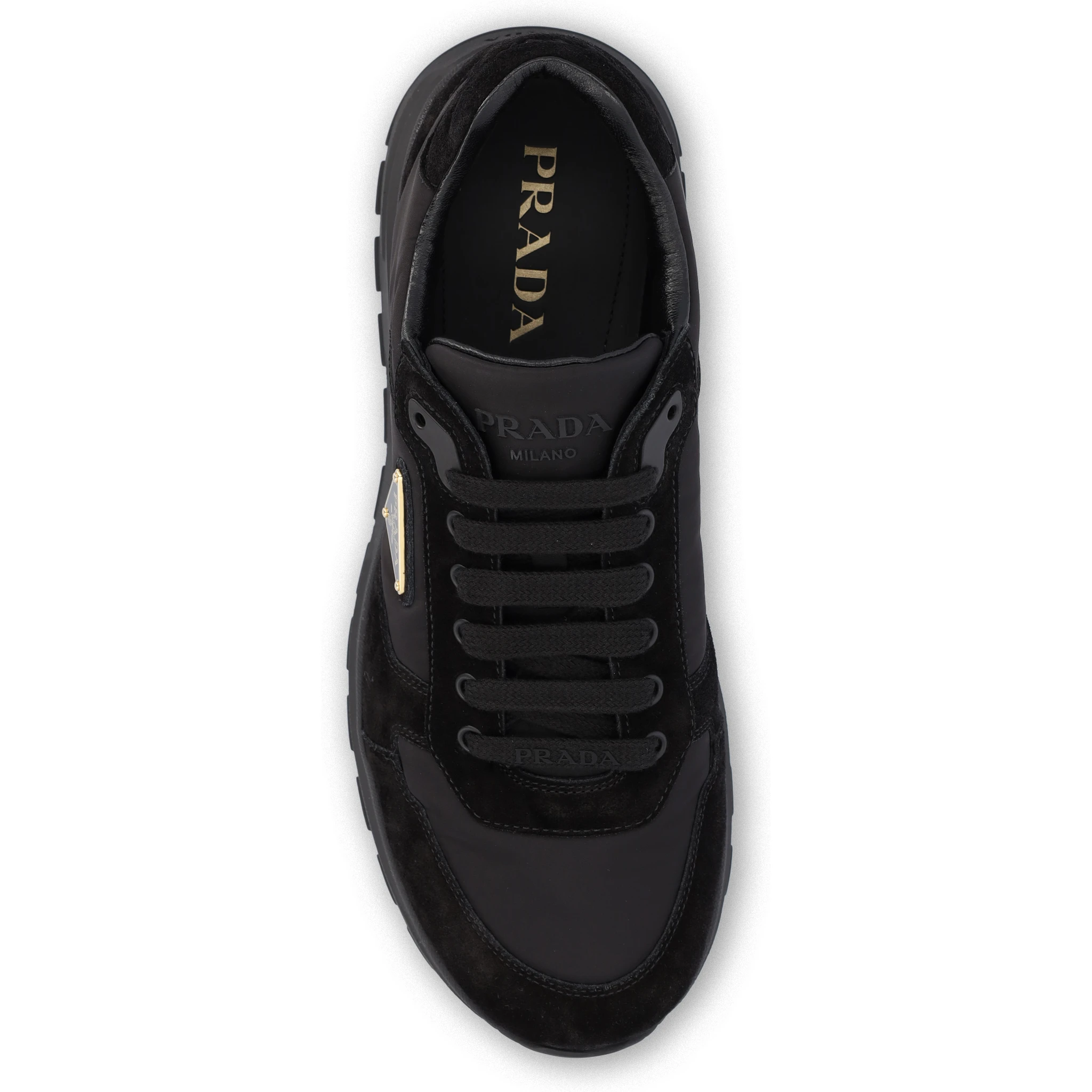 حذاء رياضي أسود من برادا