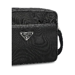 Re-Nylon and Saffiano leather shoulder bag