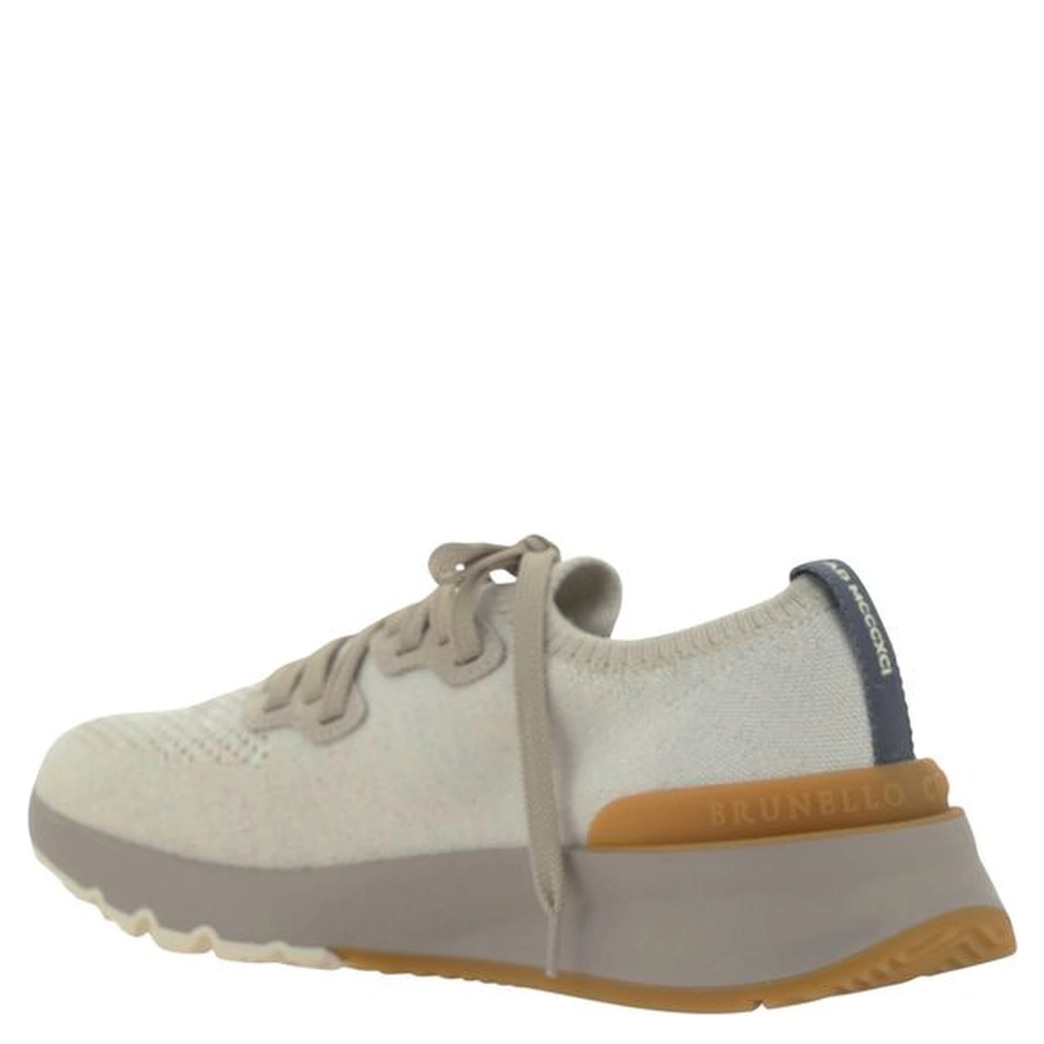 White Cotton Athletic Sneakers