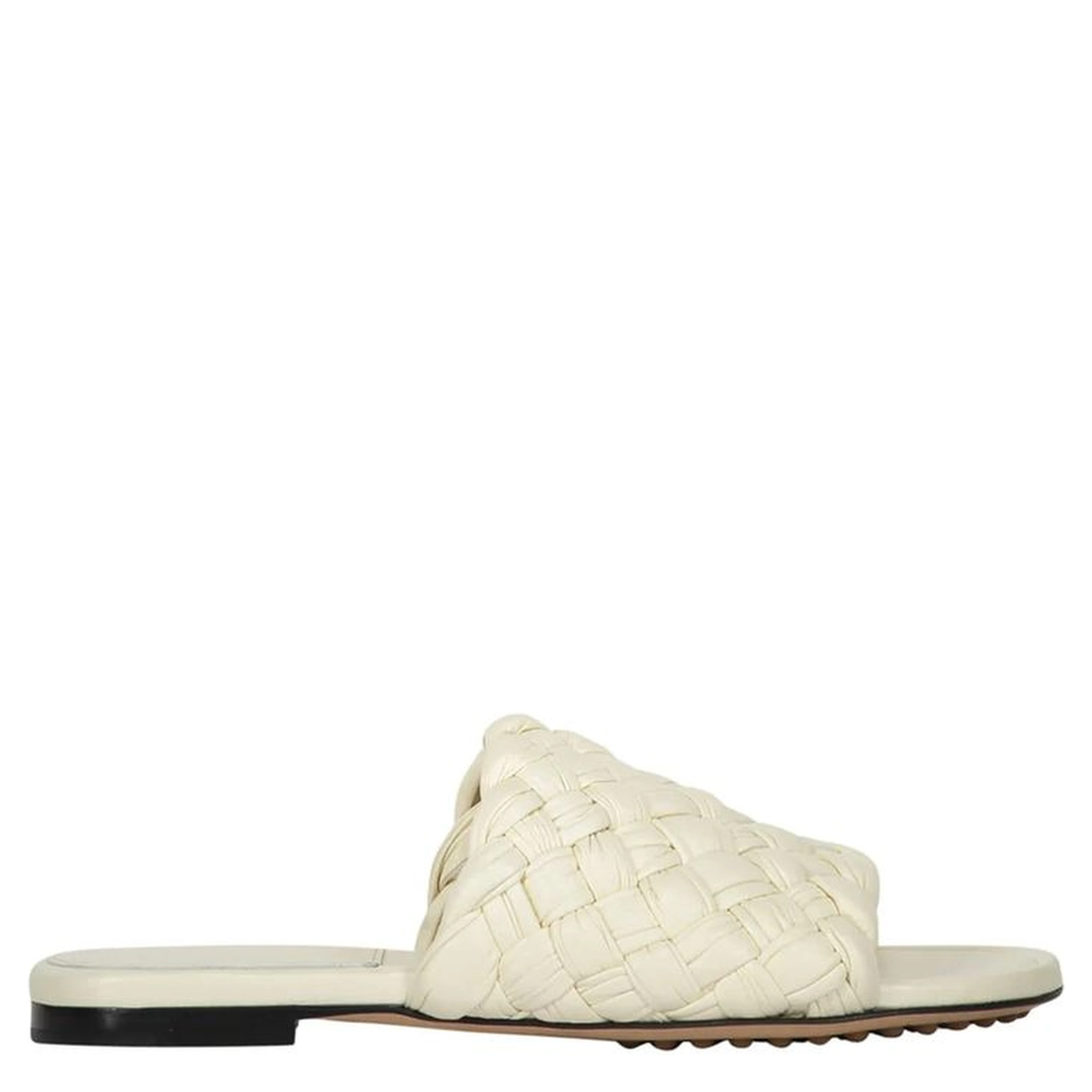 White Lamb Leather Mules