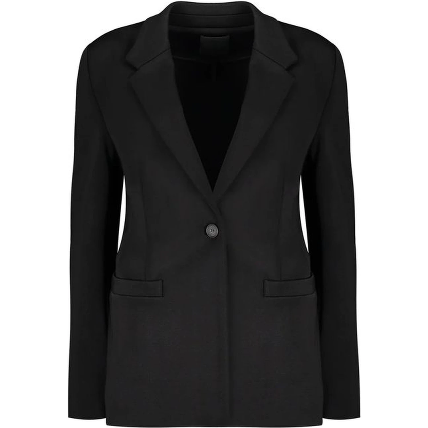 Black Elastane Blazer