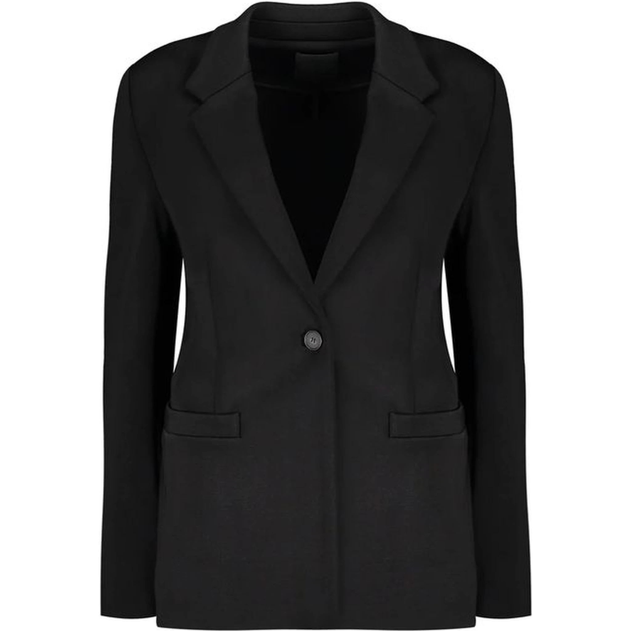 Black Elastane Blazer
