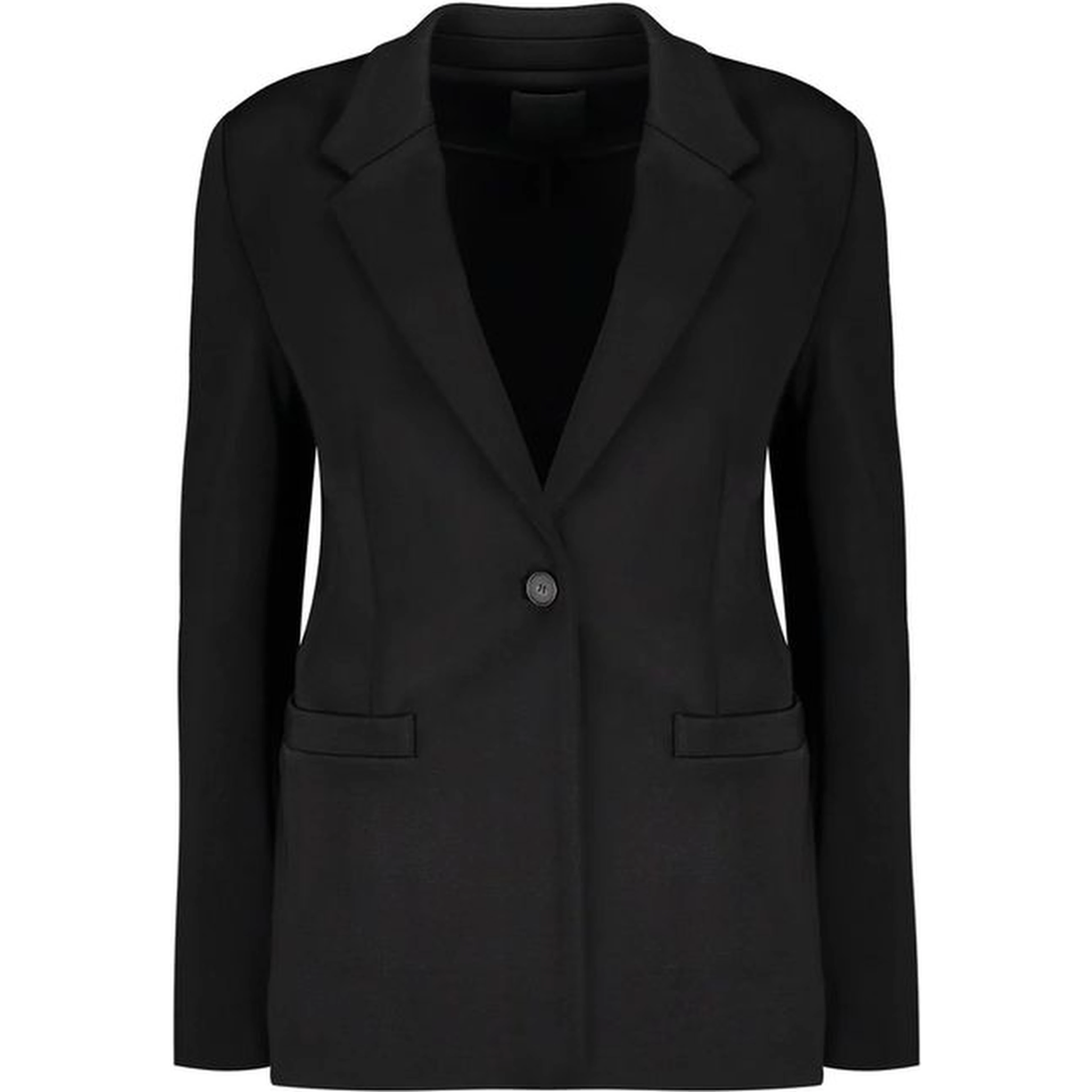 Black Elastane Blazer