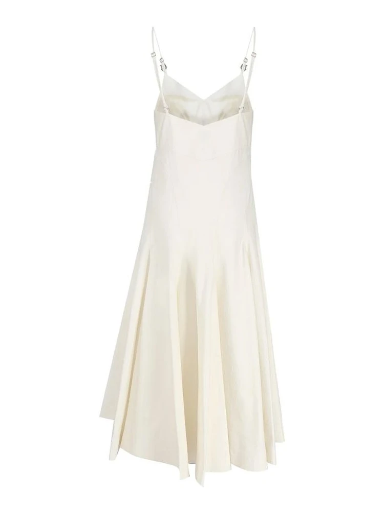 فستان قطني أبيض كاجوال alternative