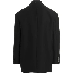 Black Silk Blazer