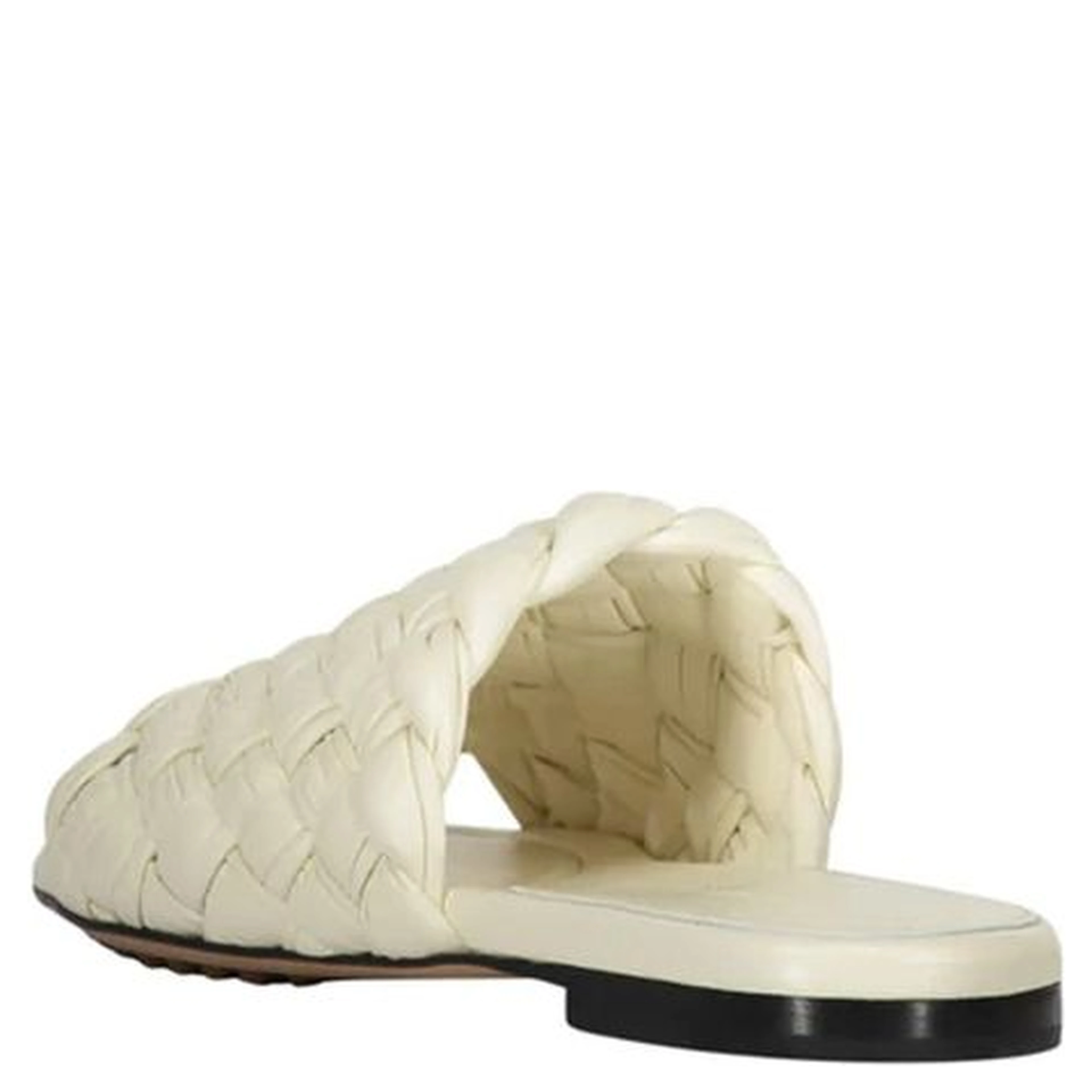 White Lamb Leather Mules