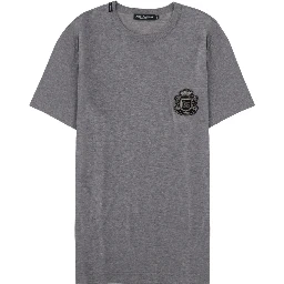 T-SHIRT WITH HERALDIC LOGO