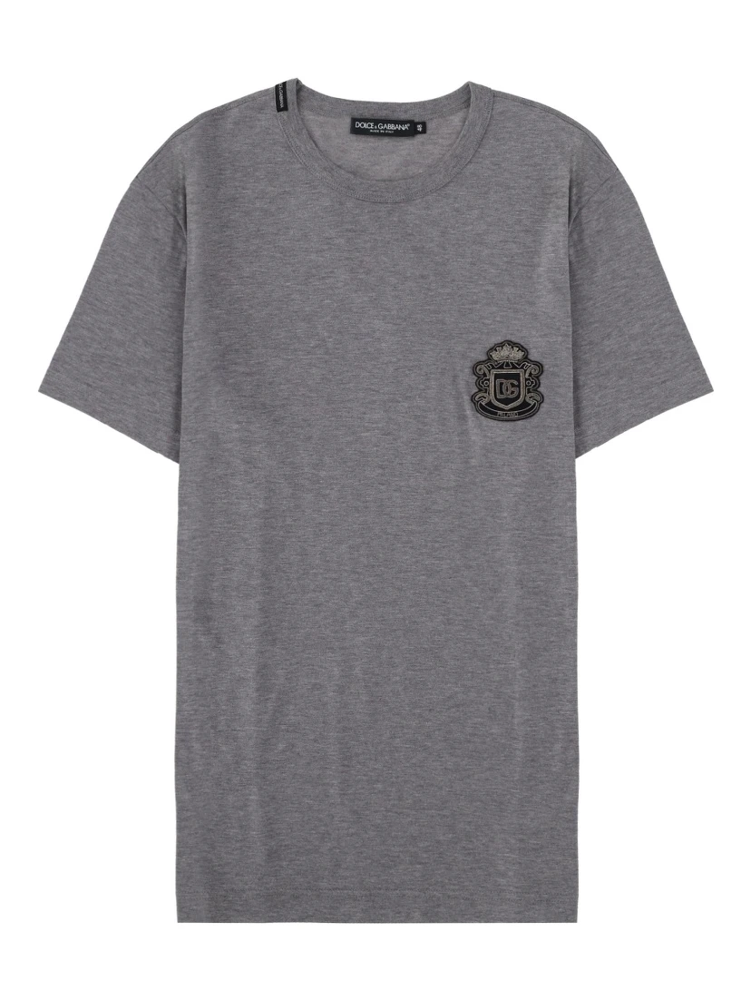 T-SHIRT WITH HERALDIC LOGO