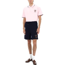 "SLOGAN ROSE" POLO SHIRT