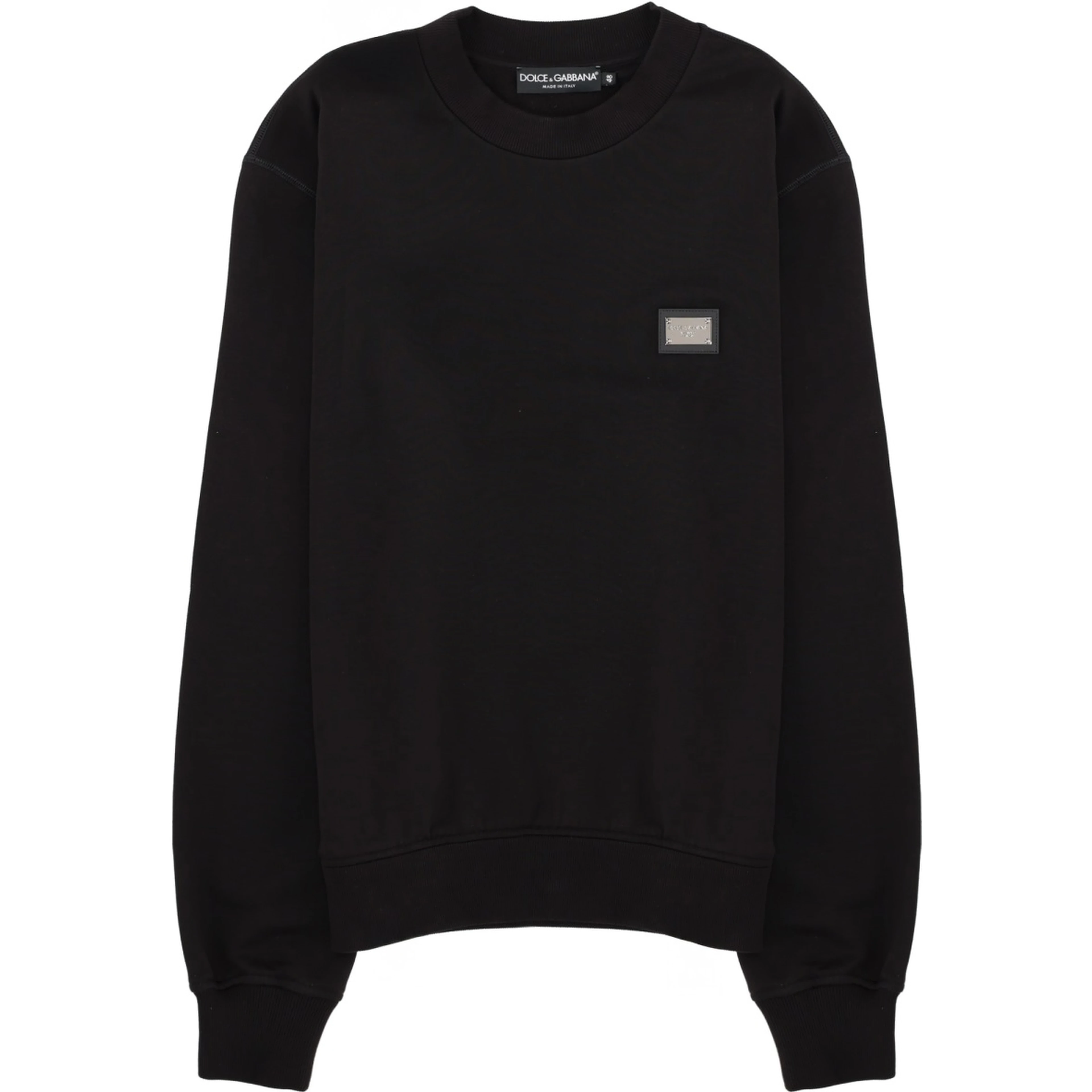 SWEATSHIRT WITH LOGO PATCH