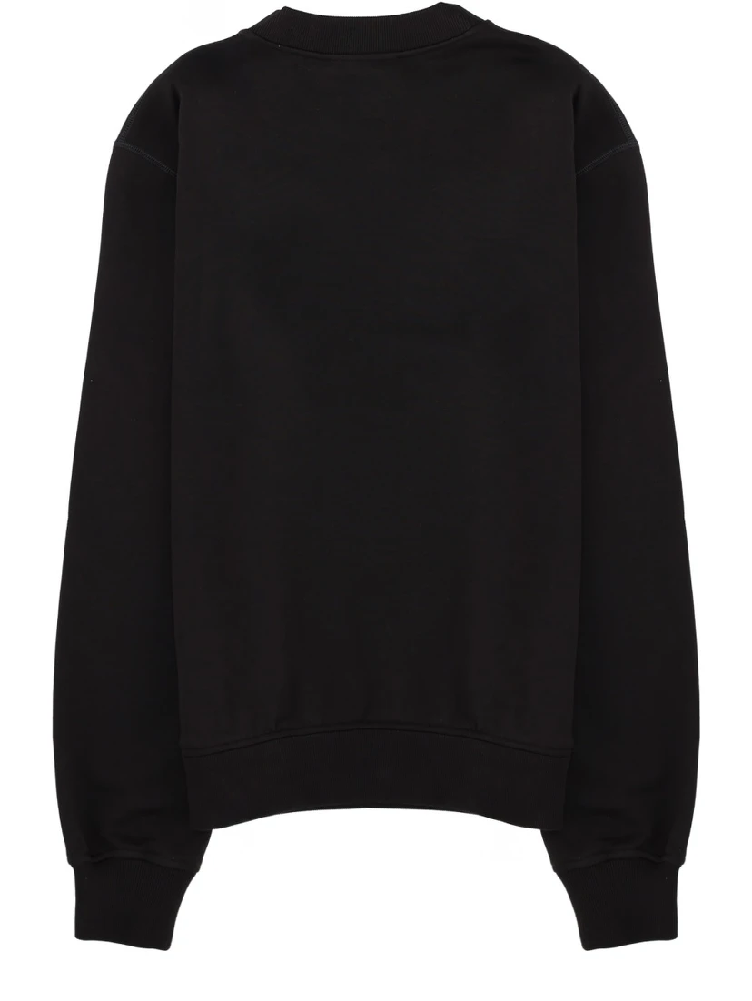 SWEATSHIRT WITH LOGO PATCH