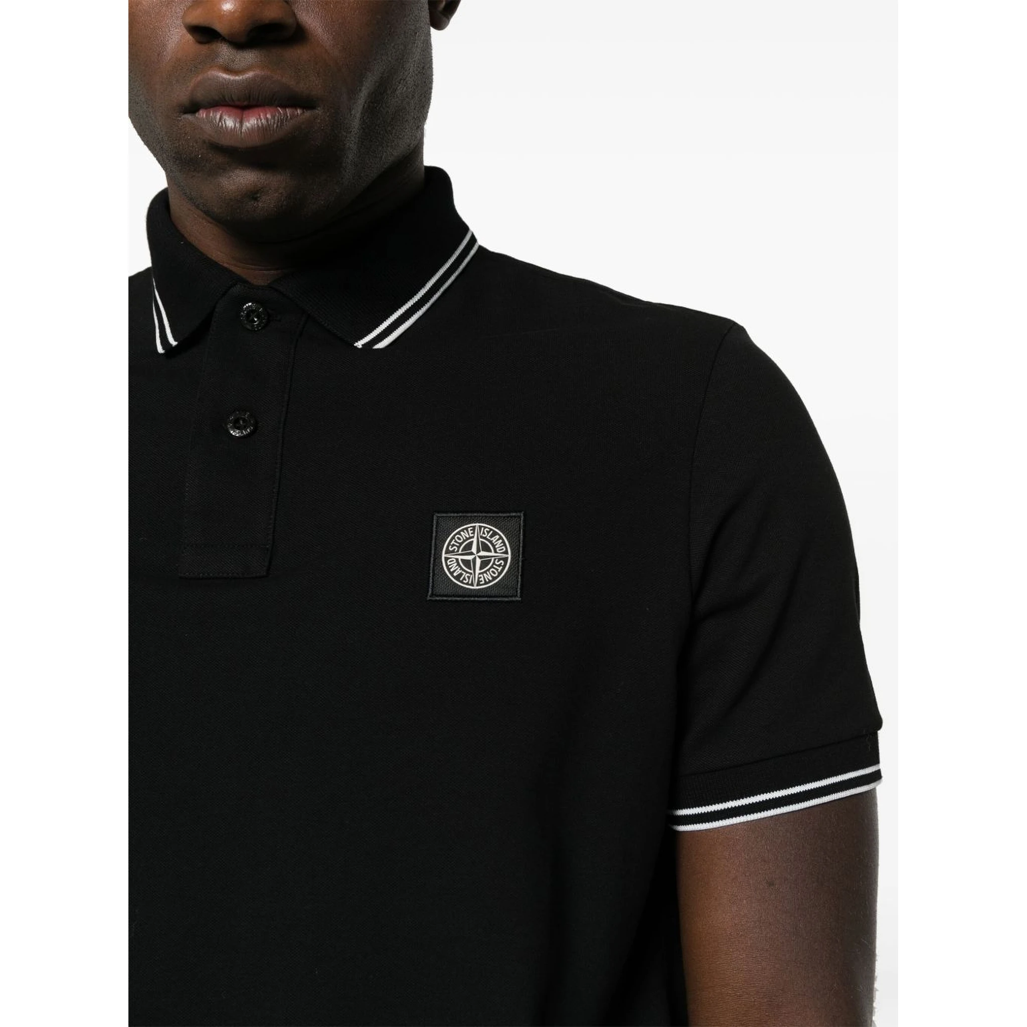Stone Island T-shirts and Polos Black