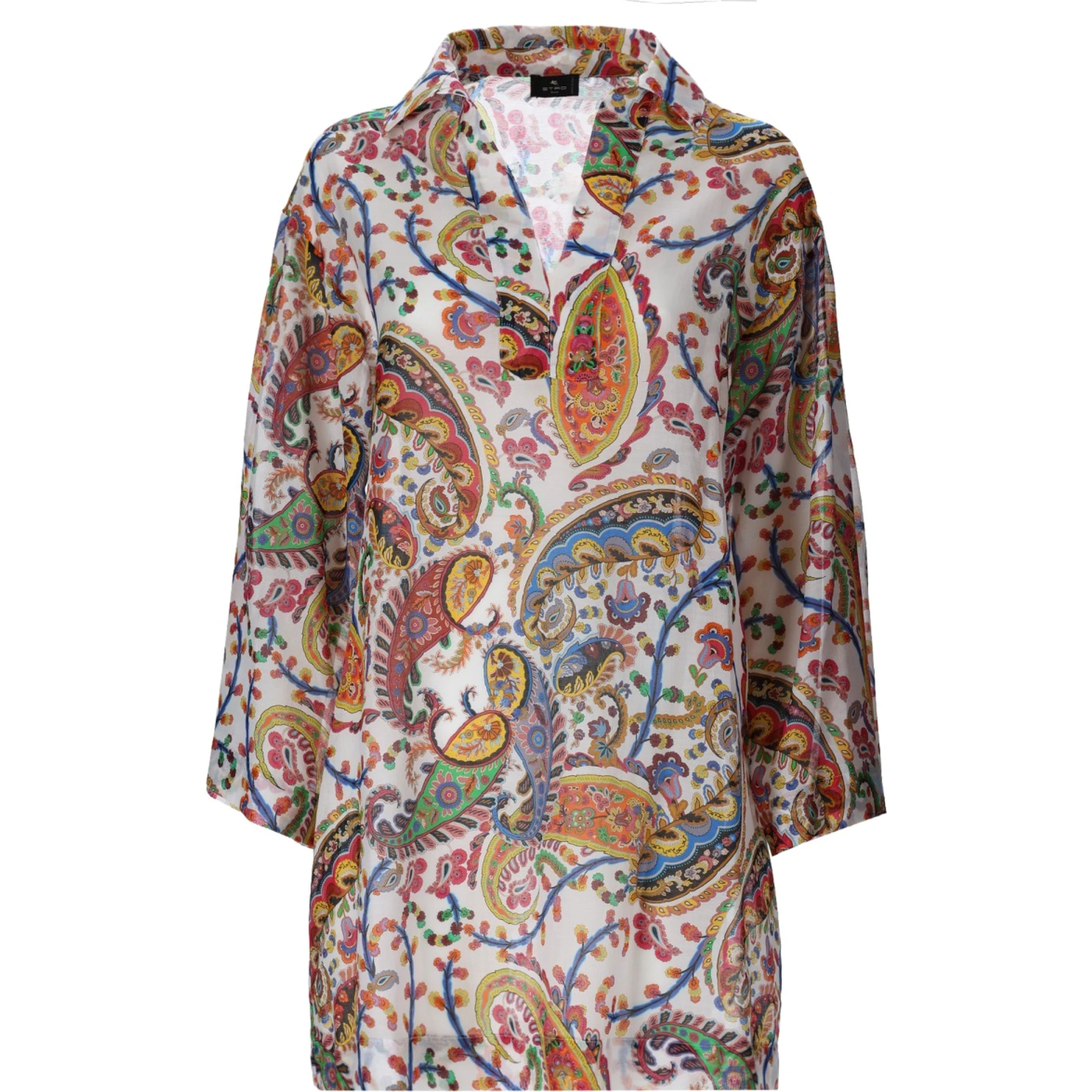 MINI DRESS WITH "PAISLEY" PRINT